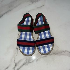 Gucci boys and girls sandals size 26